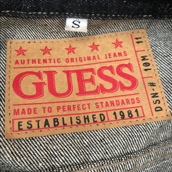 80s Guess x Tupac 2Pac Mugshot Custom Denim Jacket - Picture 7 of 8